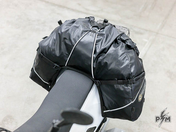 Giant Loop Great Basin saddlebags on Husqvarna 701 - Perunmoto