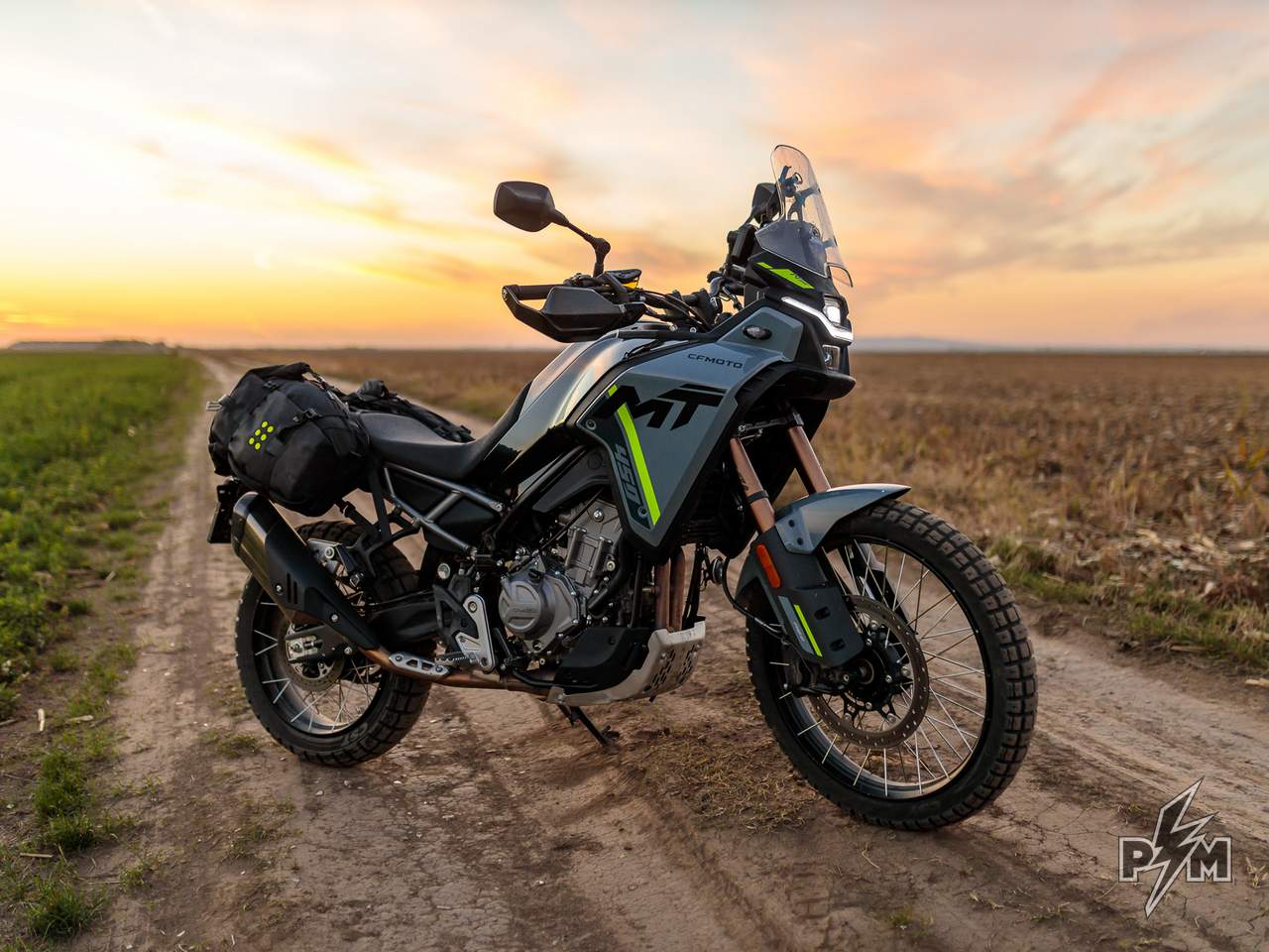 Perun moto top luggage rack for CF-moto 450MT Ibex 450 with Kriega OS-18 bags