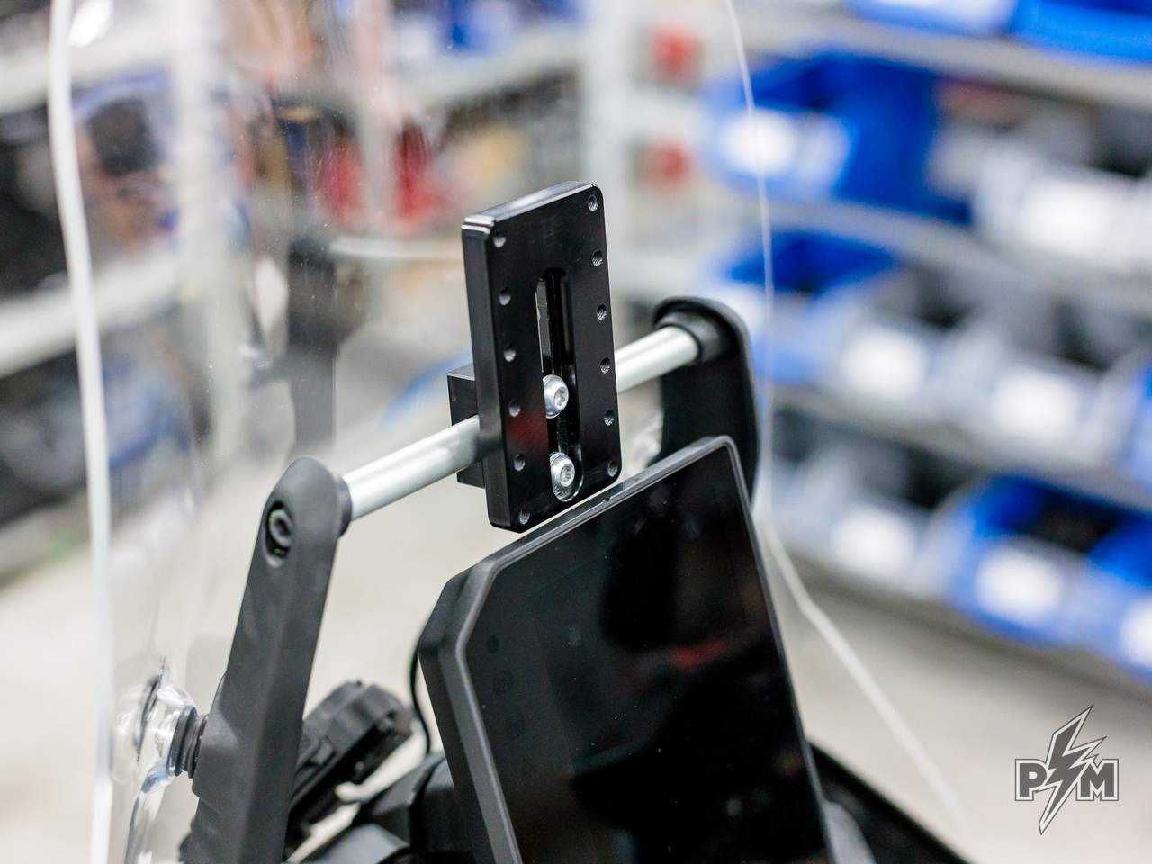 Perun moto 12mm bar GPS / Tablet holder mount AMPS - 1