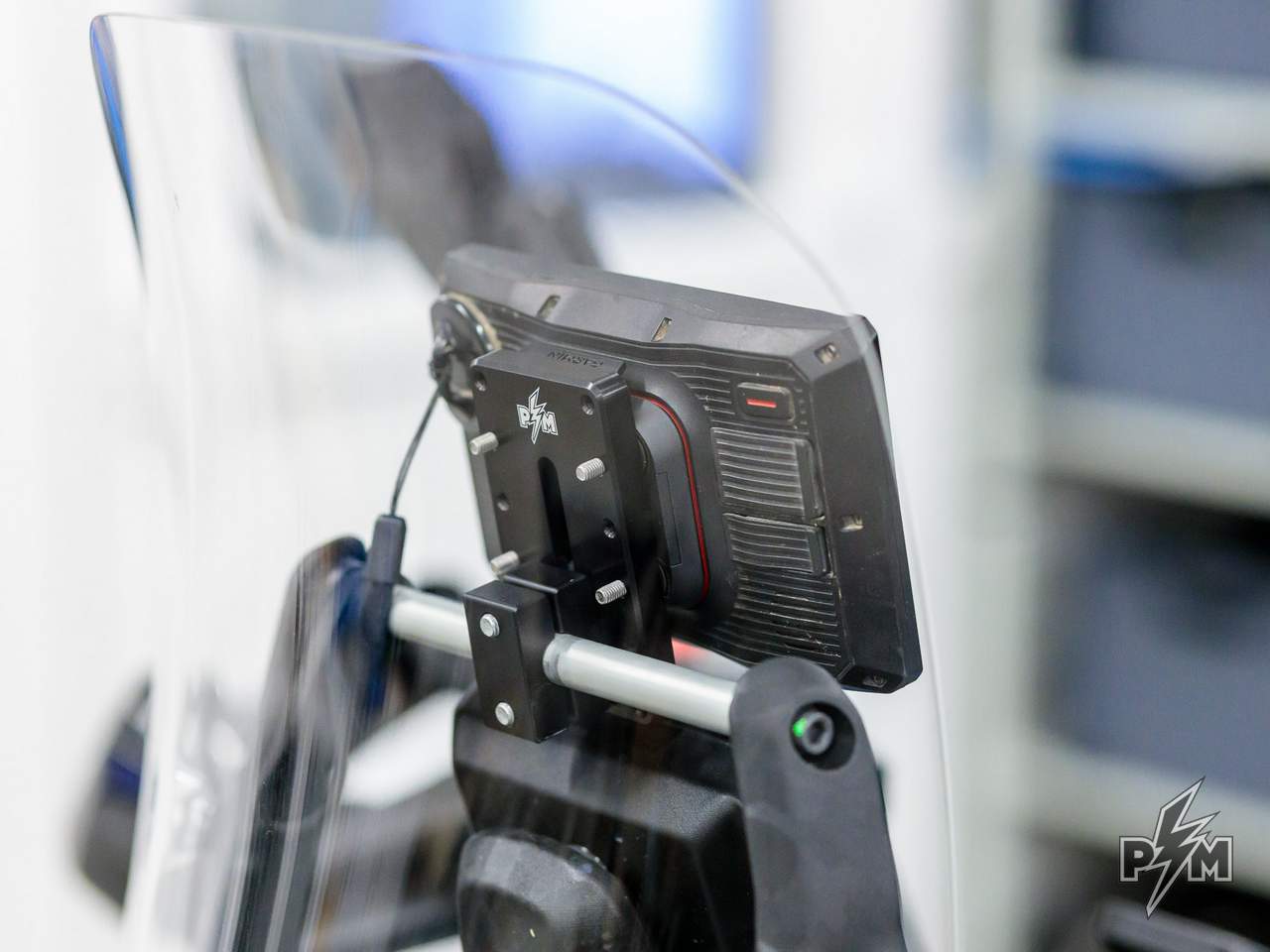 Perun moto 12mm bar GPS / Tablet holder mount AMPS Garmin Zumo XT - 2