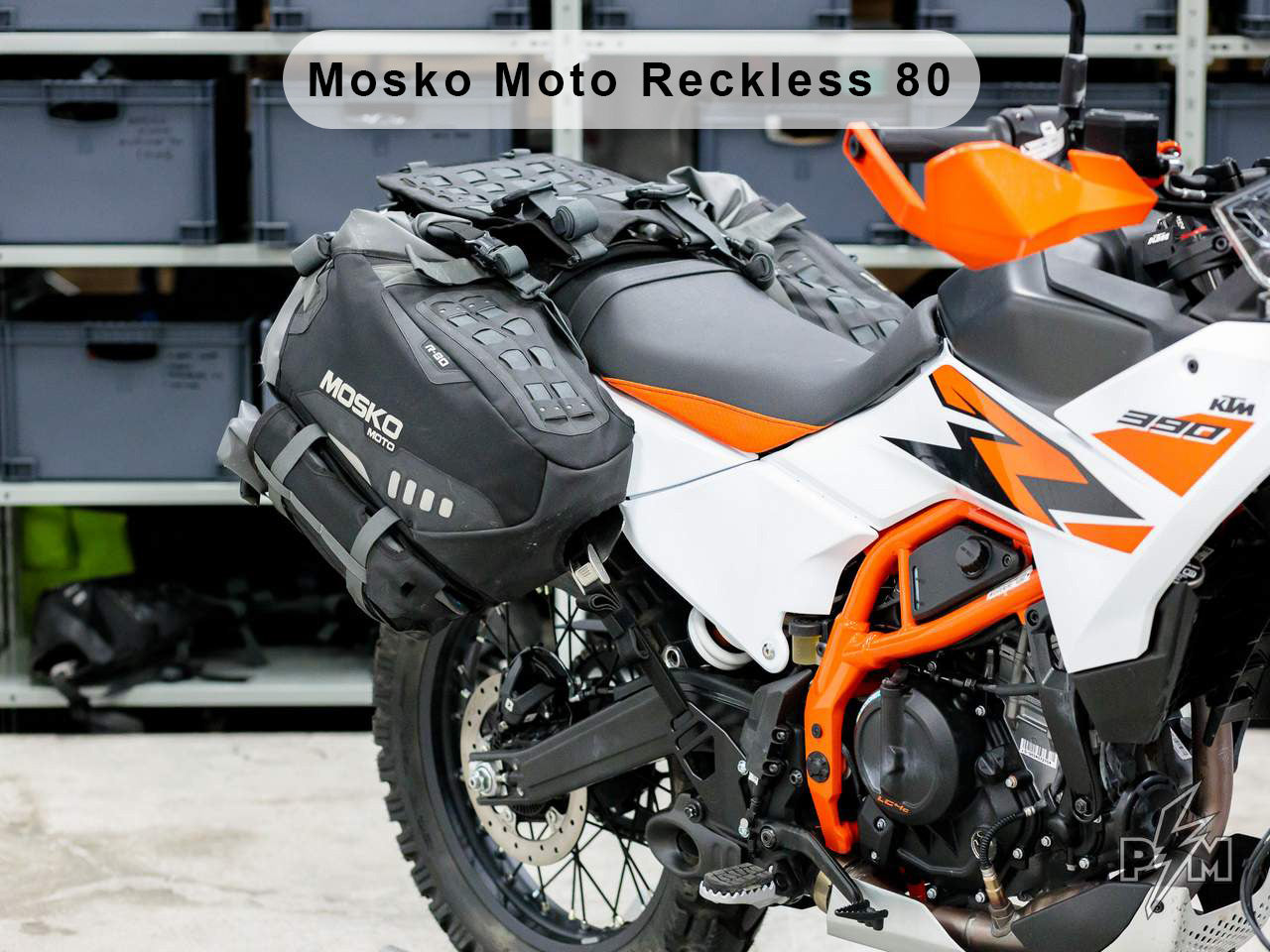 Perun moto KTM 390 Adventure R Top luggage rack - Reckless 80 Mosko moto
