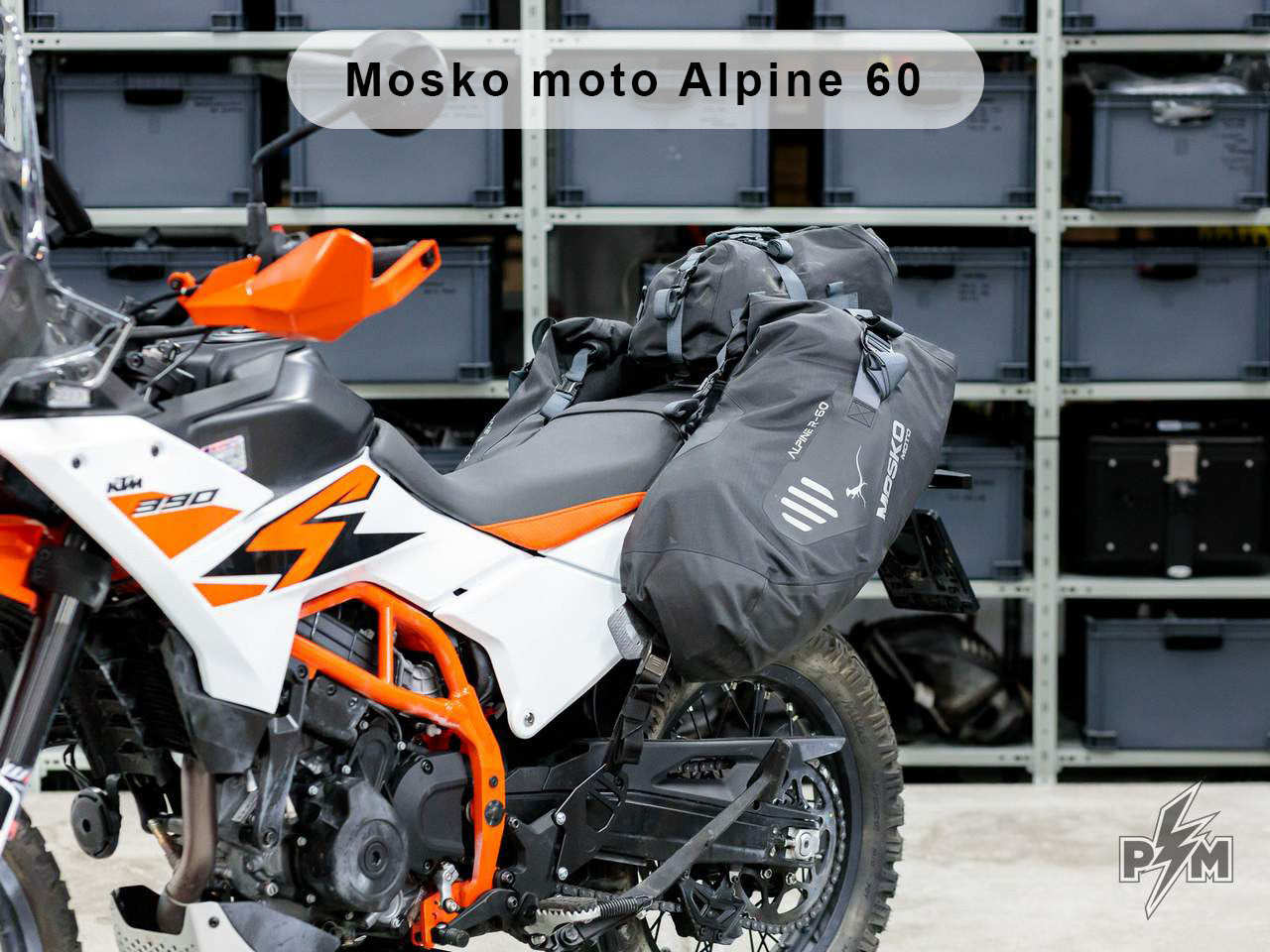 Perun moto KTM 390 Adventure R Top luggage rack - Alpine 60 Mosko moto