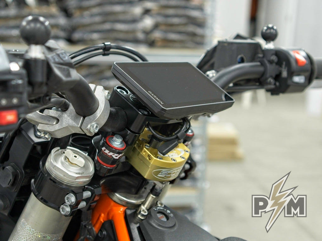 Perun moto Upper Handlebar Clamp KTM 690 Enduro R Garmin Zumo XT