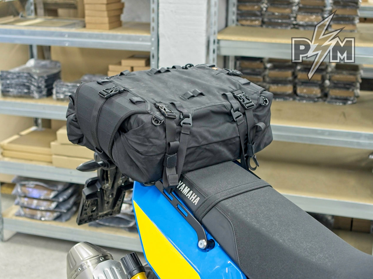 Kriega US Drypack on Yamaha Tenere 700 with Perun moto Top luggage rack