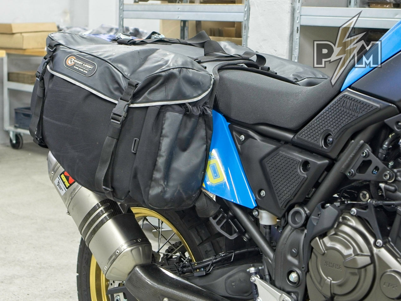 Giant Loop Siskiyou soft panniers on Yamaha Tenere 700