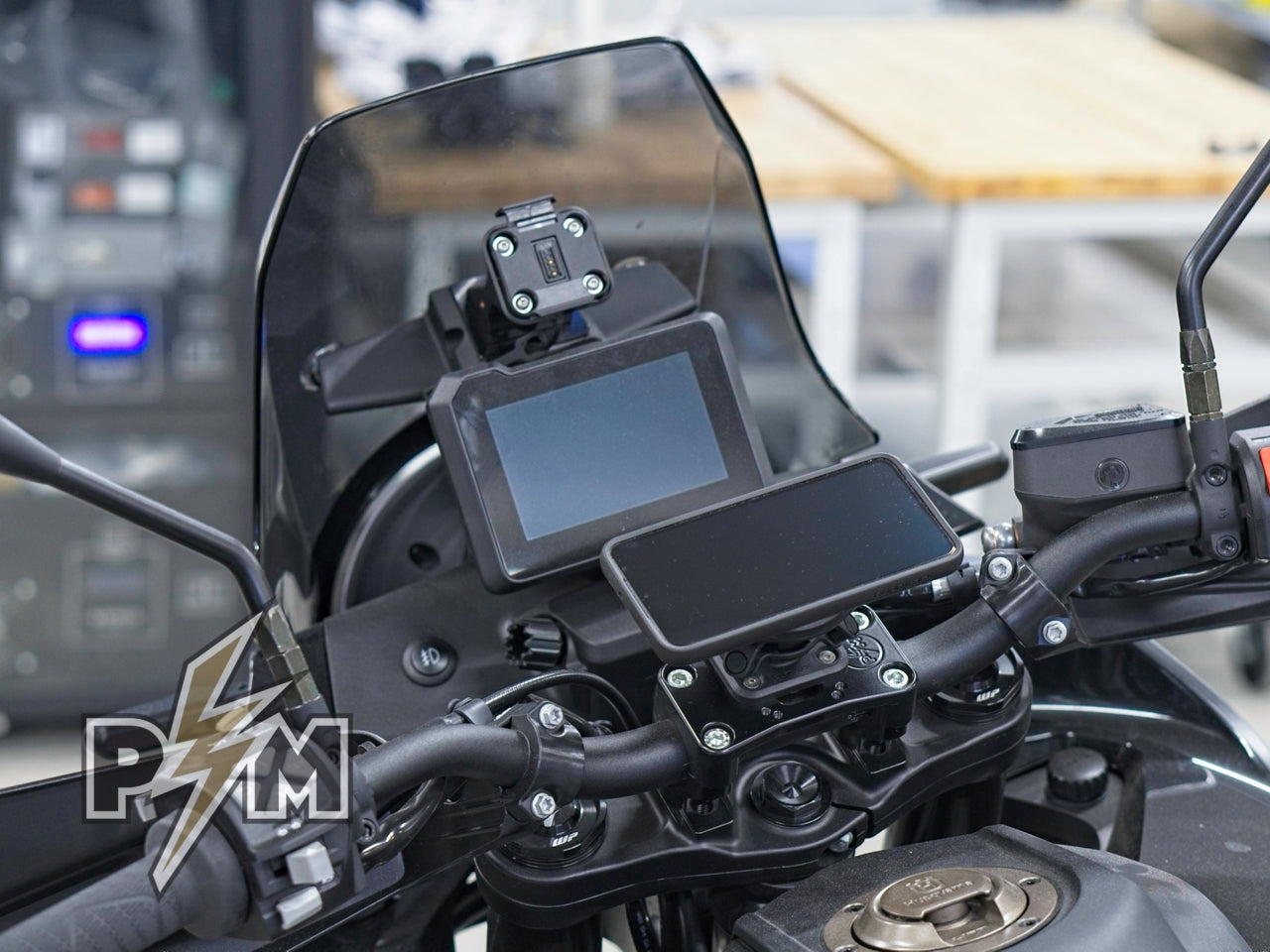 QuadLock phone mount on Norden 901