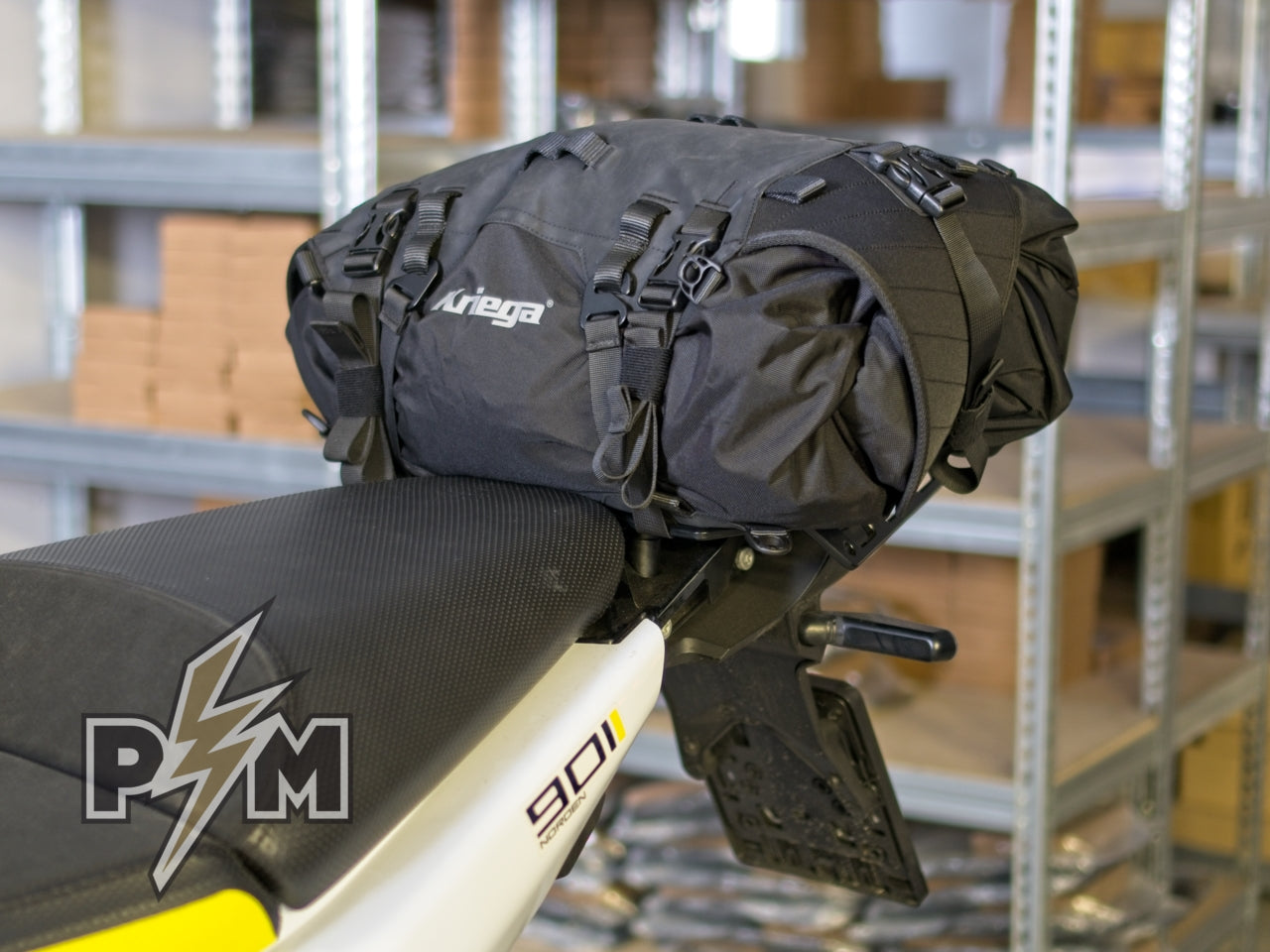 Husqvarna Norden 901 and Kriega US-40 Rackpack