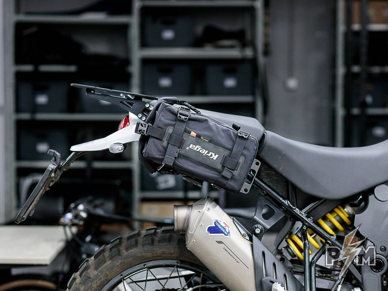 Kriega US-5 on a Ducati DesertX - Perunmoto