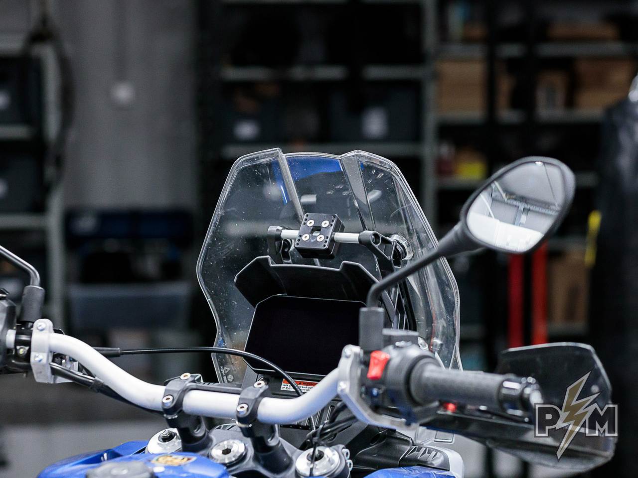 Perun moto Aprilia Tuareg GPS bar fix R12 bar clamp AMPS