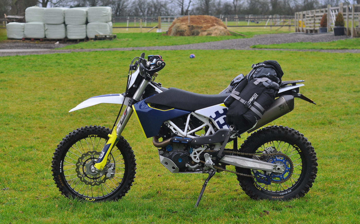 Husqvarna 701 Enduro, Perun moto Luggage rack & Heel guards and MM R40