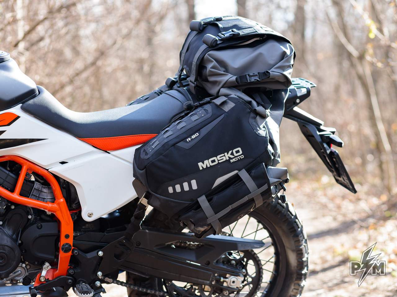 Mosko Moto Reckless 80 on KTM 390 Adventure R - Perunmoto