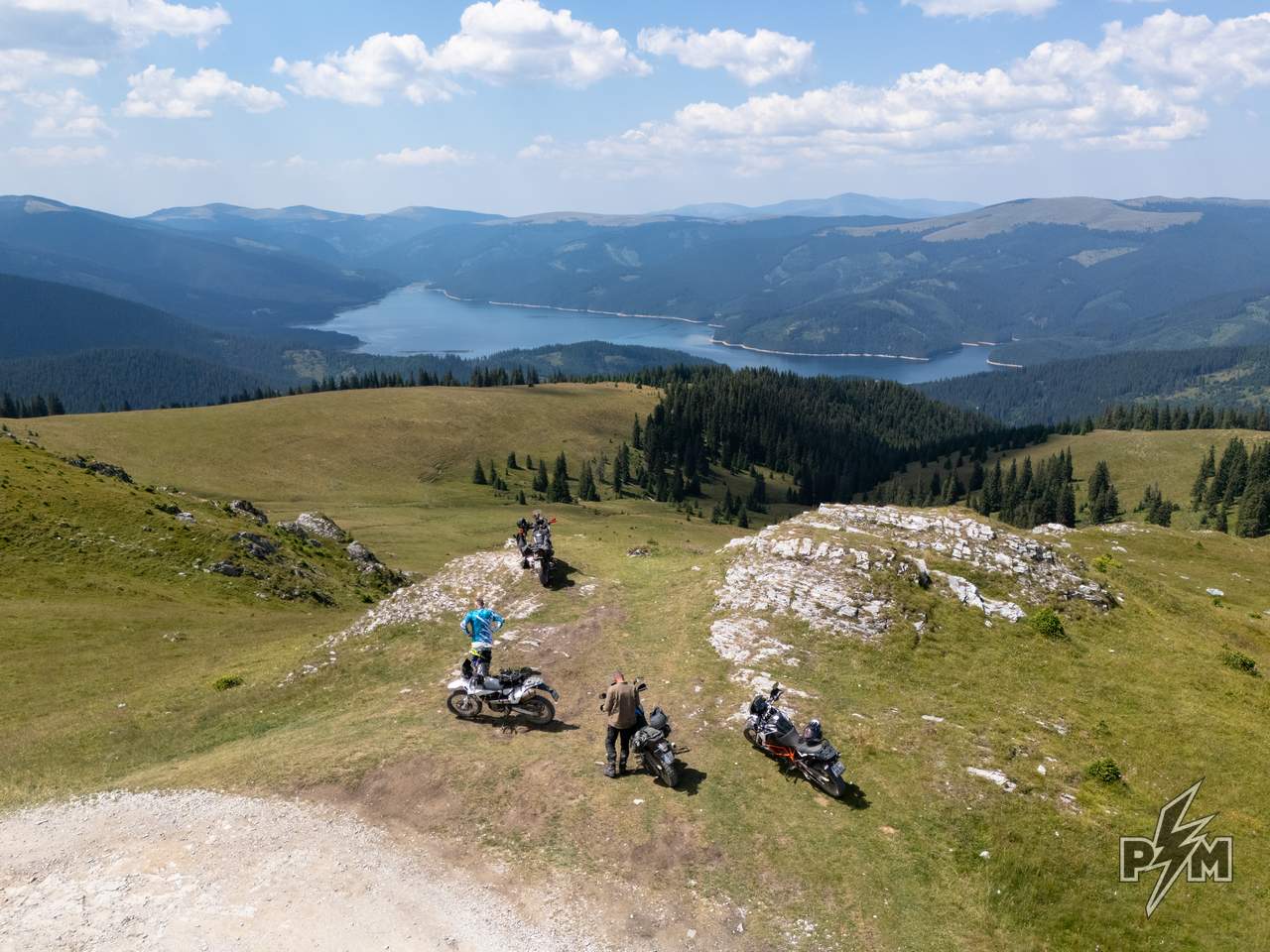 Perun moto Yamaha Tenere 700 and KTM 390 Adventure on Dusty lizard campout in Romania