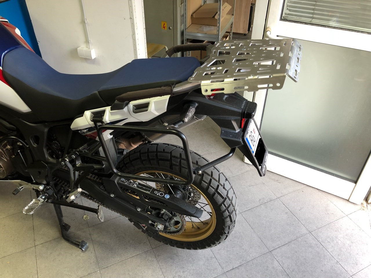 Afica Twin Luggage rack developement