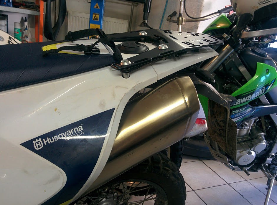 Perun moto Husqvarna 701 Luggage rack customer photos Perunmoto