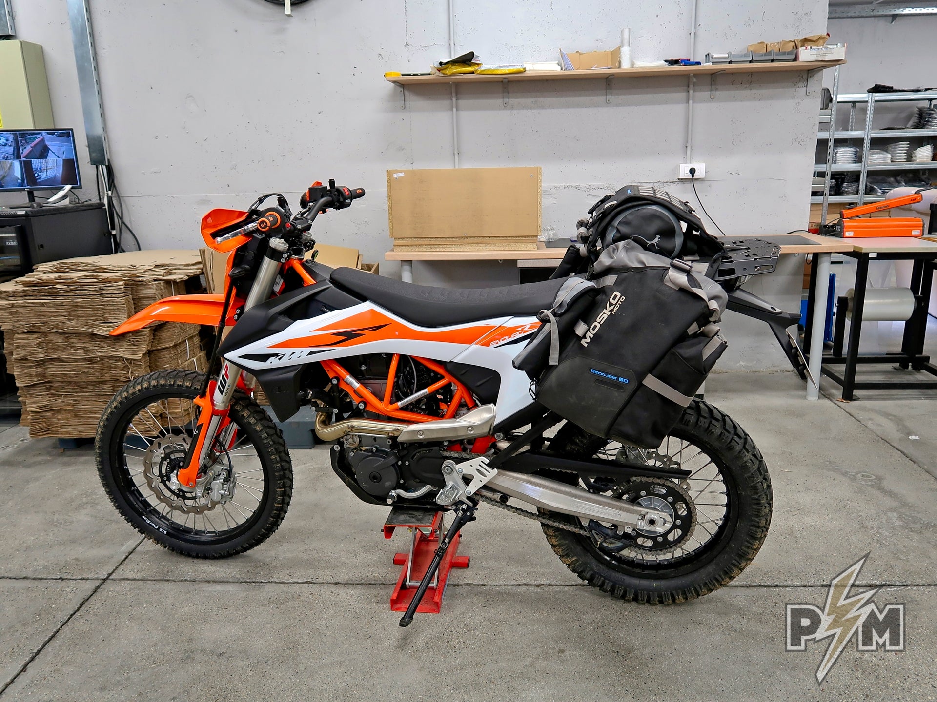 Mosko moto Reckless 80 V2.0 and Extension plate for 2019 KTM 690