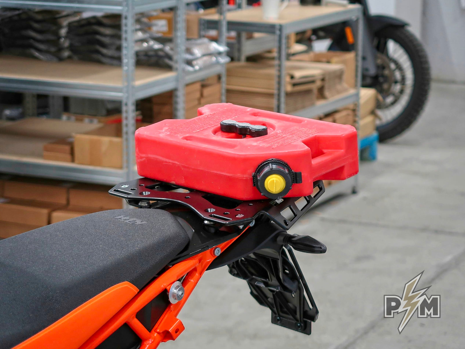 Rotopax 1 gallon container on KTM 790 Adventure R