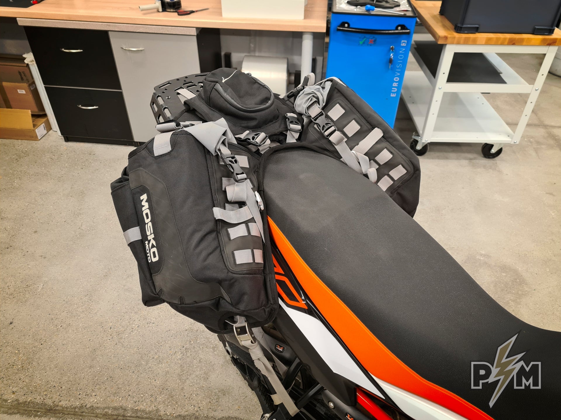 Mosko moto Reckless 40 and 80 on KTM 790/890 Adventure with our
