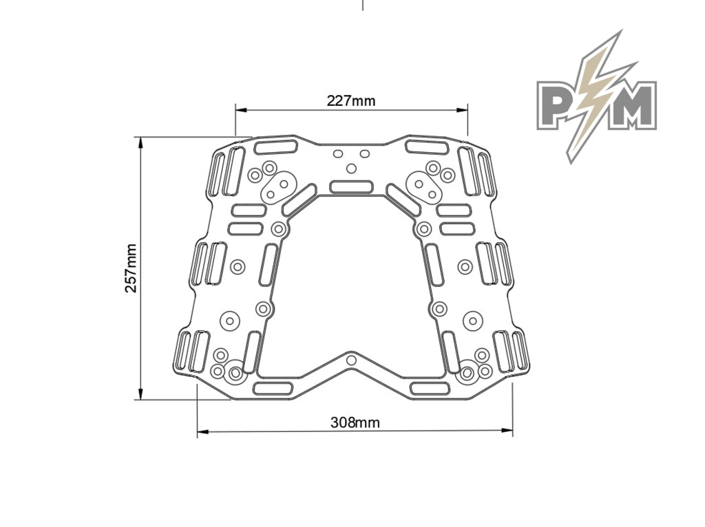 Perun moto KTM 690 Enduro R /SMC-R / GasGas ES700 Extension plate - 11