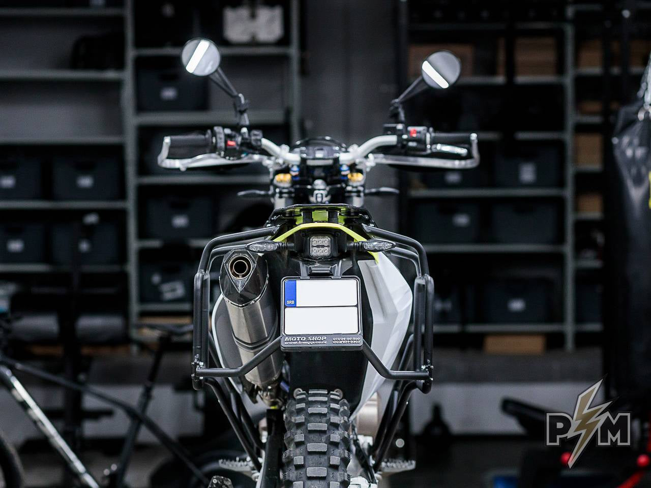 Husqvarna 701 Enduro Luggage Rack + Outback pannier racks GEN2 - Integ ...