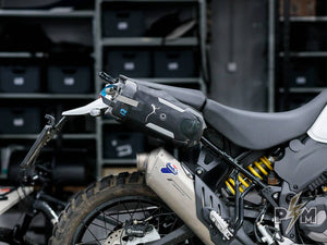 Perun moto - Ducati DesertX Side Carriers + Mosko moto Aux Pox 4l - 8