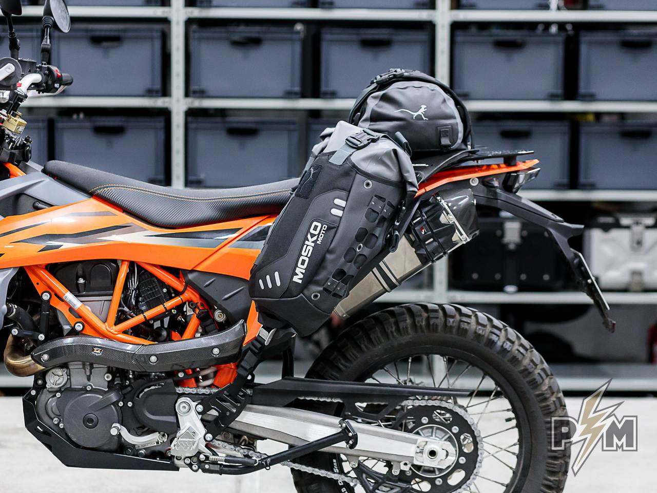 Perun moto KTM 690 Enduro R / SMC-R / Husqvarna 701 Heel guards -Mosko moto R40v4