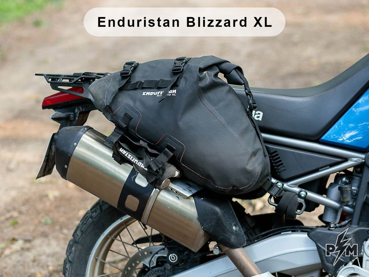 Perunmoto_Aprilia_Tuareg_Top_luggage_rack-Enduristan Blizzard XL
