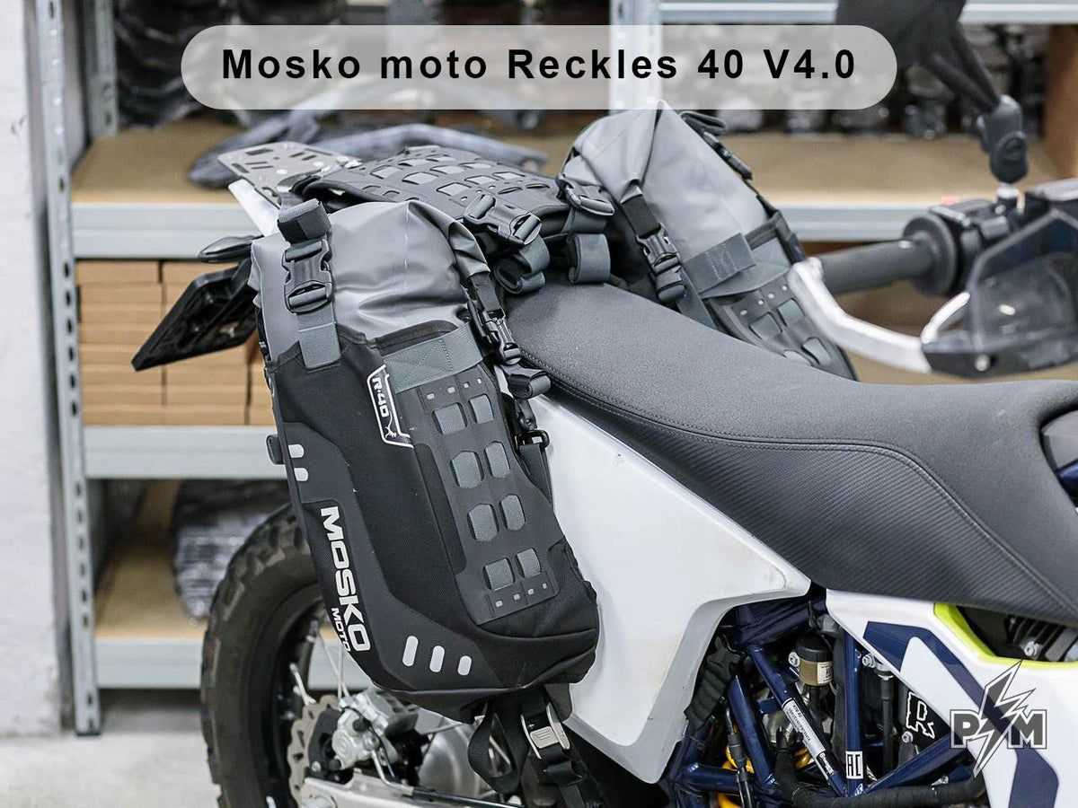 Perun moto Husqvarna 701 Enduro Supermoto Luggage rack GEN2 - Mosko moto Reckless 40
