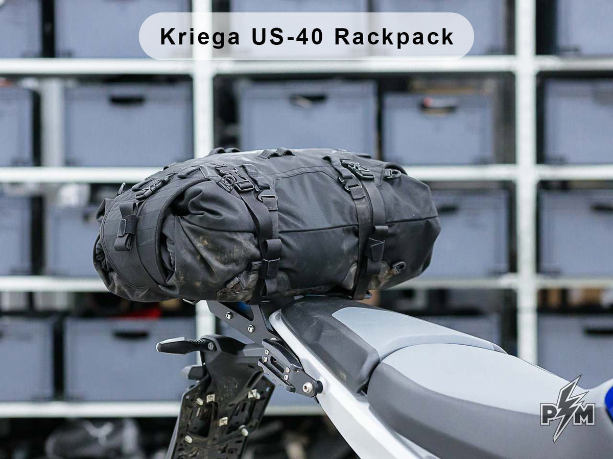 Perun moto R1300GS Top luggage rack - Sport with Kriega US-40 Rackpack