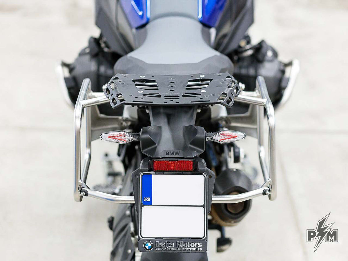 Perun moto BMW R1300GS Top luggage rack + Touratech pannier racks - integration kit - 2