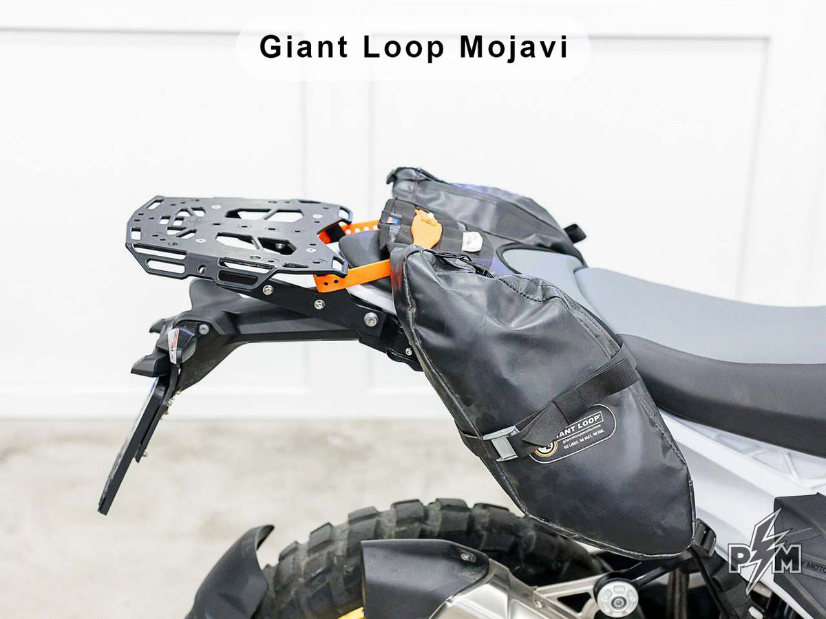 Perun moto R1300GS Top luggage rack - Sport with Giant loop Mojavi
