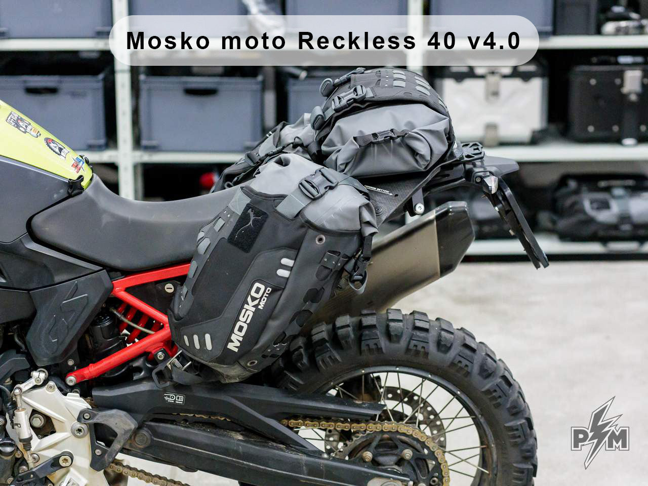 Perun moto F900GS Mini top rack Gnoblin - Mosko moto Reckless 40