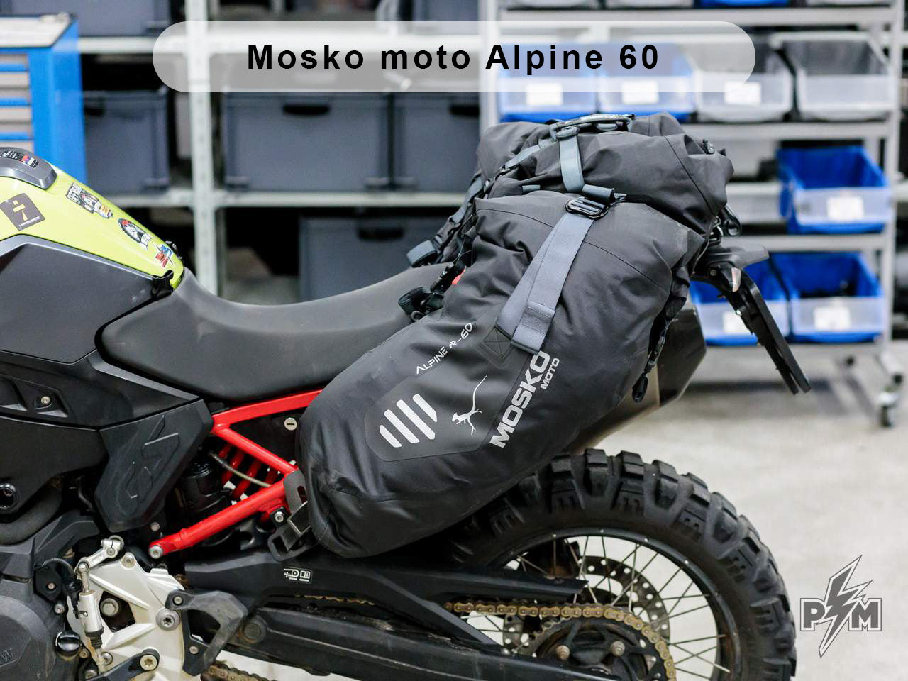 Perun moto F900GS Mini top rack Gnoblin - Mosko moto Alpine 60