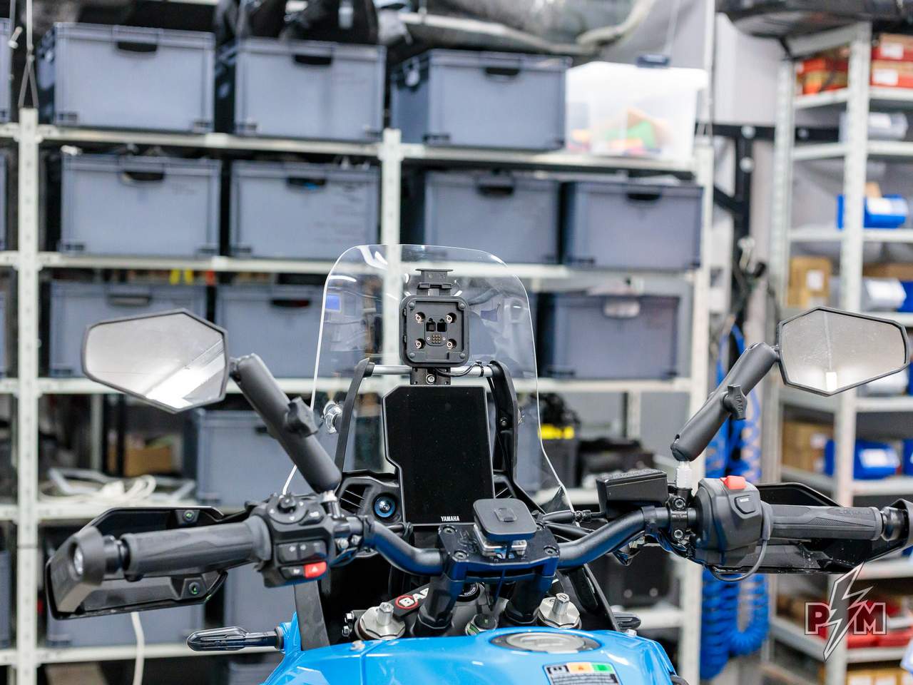 Perun moto 12mm bar GPS / Tablet holder mount AMPS - Tread 1