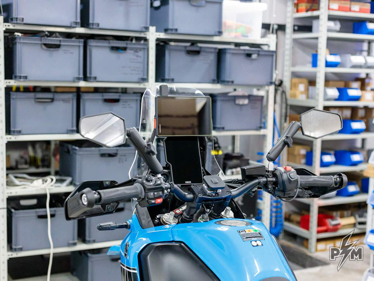 Perun moto 12mm bar GPS / Tablet holder mount AMPS Tread Garmin - 2