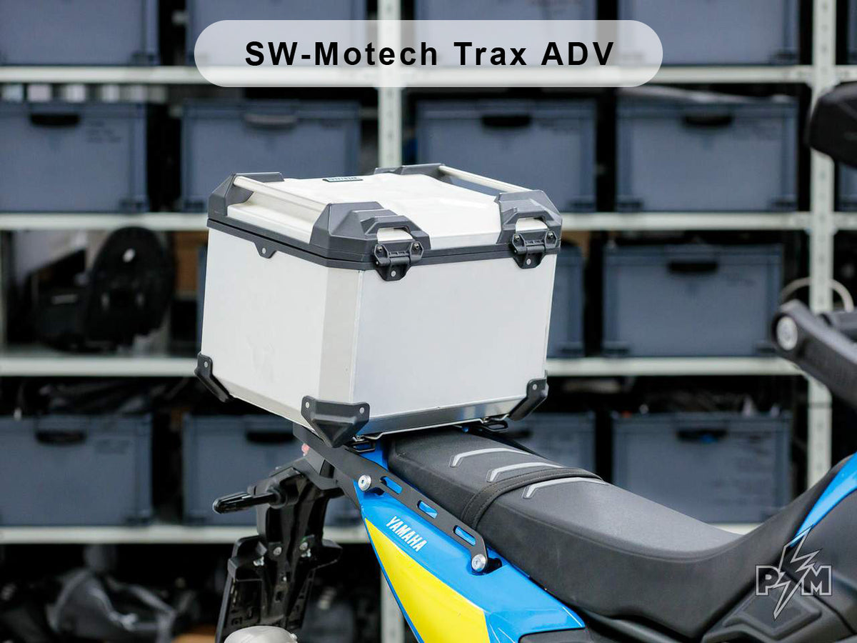 Perun moto Yamaha Tenere 700 Top luggage rack Gen2 + SW-Motech Trax top case