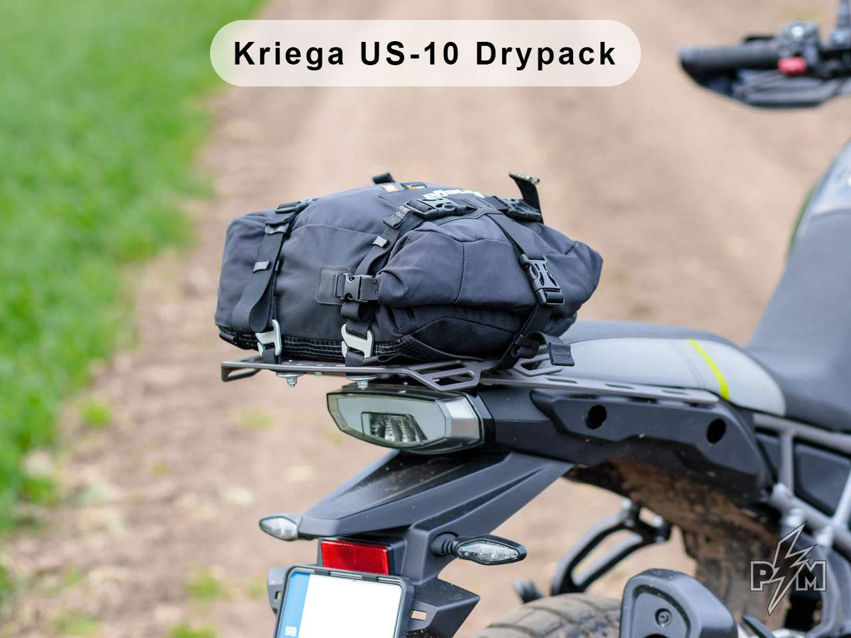 Perun moto CF-Moto MT 450 / IBEX Top luggage rack with Kriega US-10 Drypack
