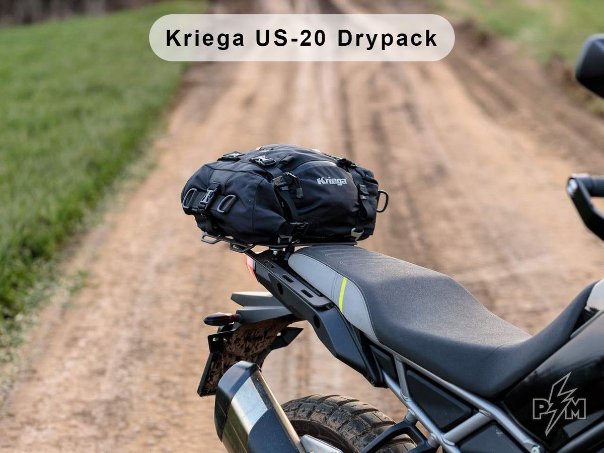 Perun moto CF-Moto MT 450 / IBEX Top luggage rack with Kriega US-20 Drypack