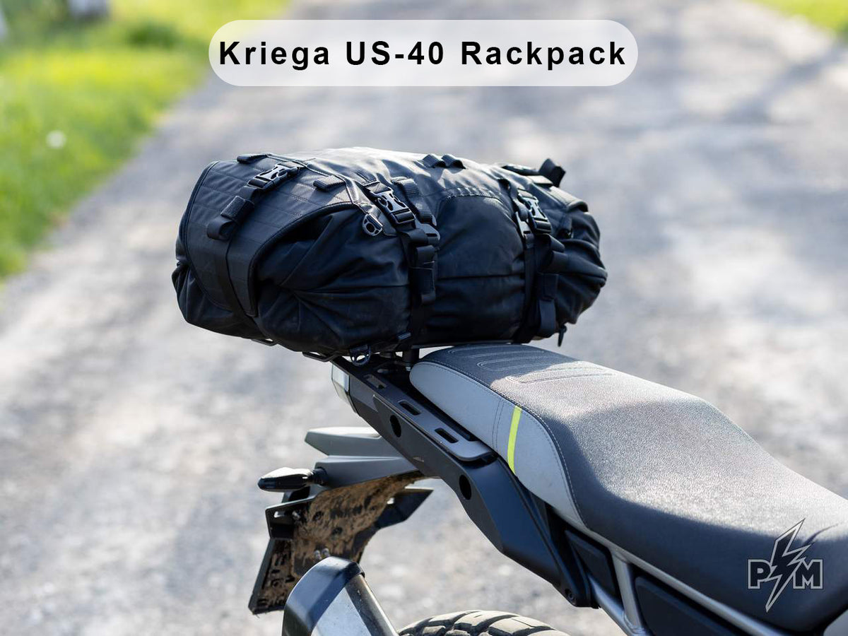 Perun moto CF-Moto MT 450 / IBEX Top luggage rack with Kriega US-40 Rackpack