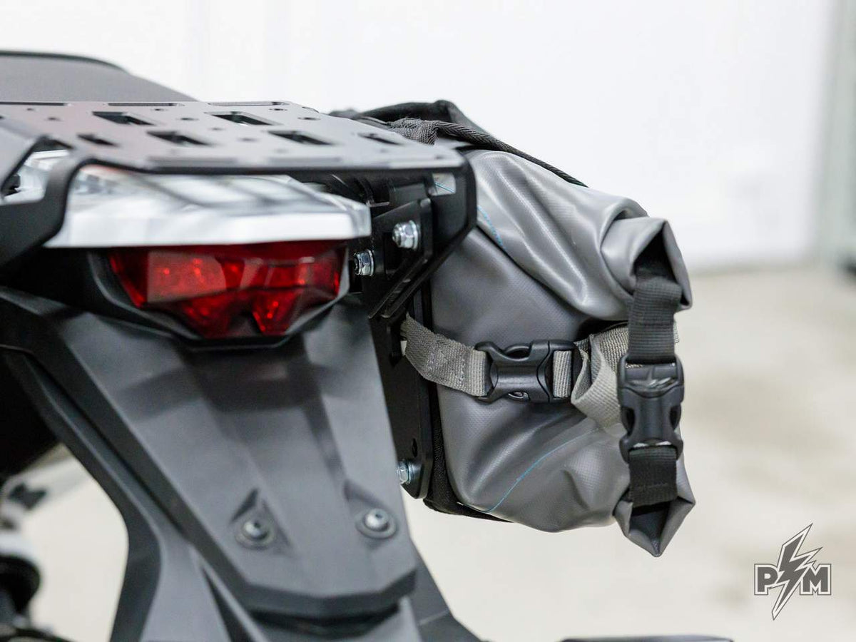 Perun Moto KTM 390 Adventure R or X / Enduro 390 AuxPox supports securing the strap detail
