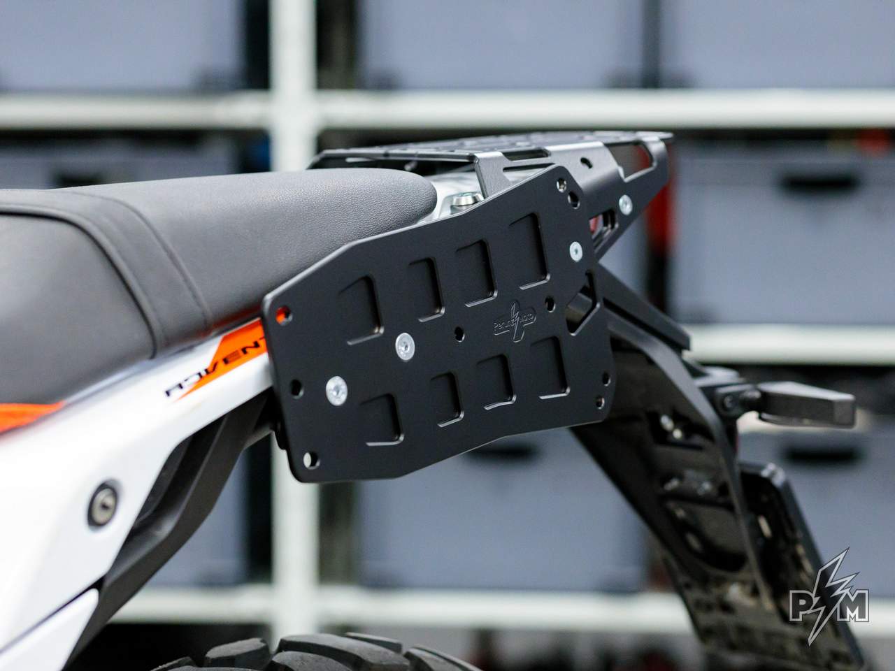 Perun Moto KTM 390 Adventure R or X / Enduro 390 AuxPox supports front side view