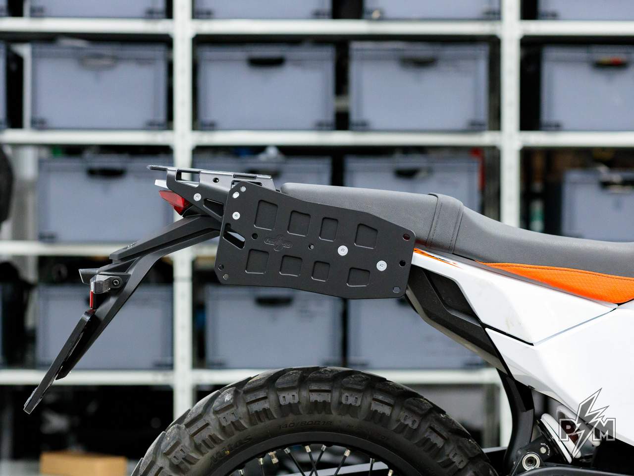 Perun Moto KTM 390 Adventure R or X / Enduro 390 AuxPox supports side view