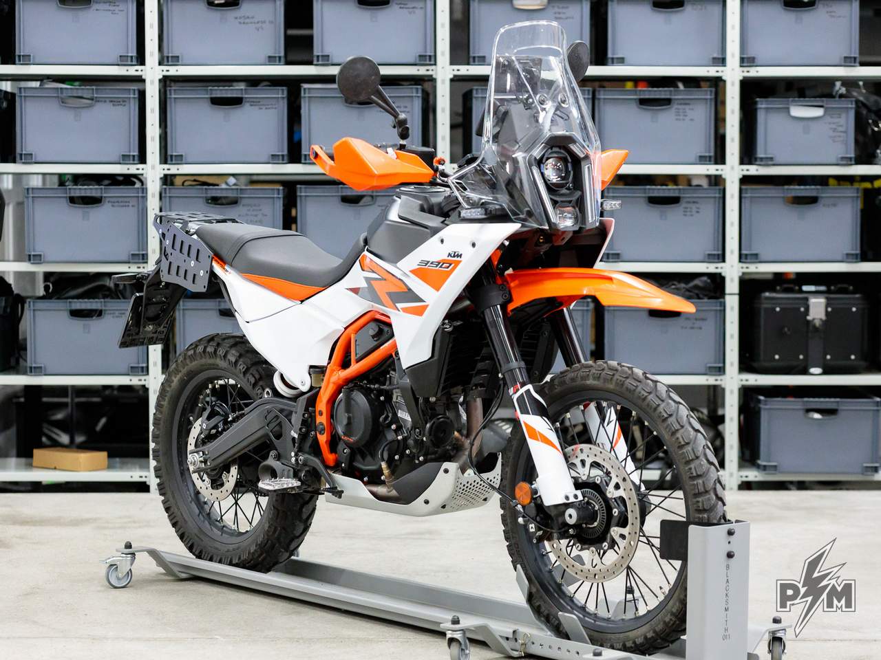 Perun Moto KTM 390 Adventure R or X / Enduro 390 AuxPox supports - overall look