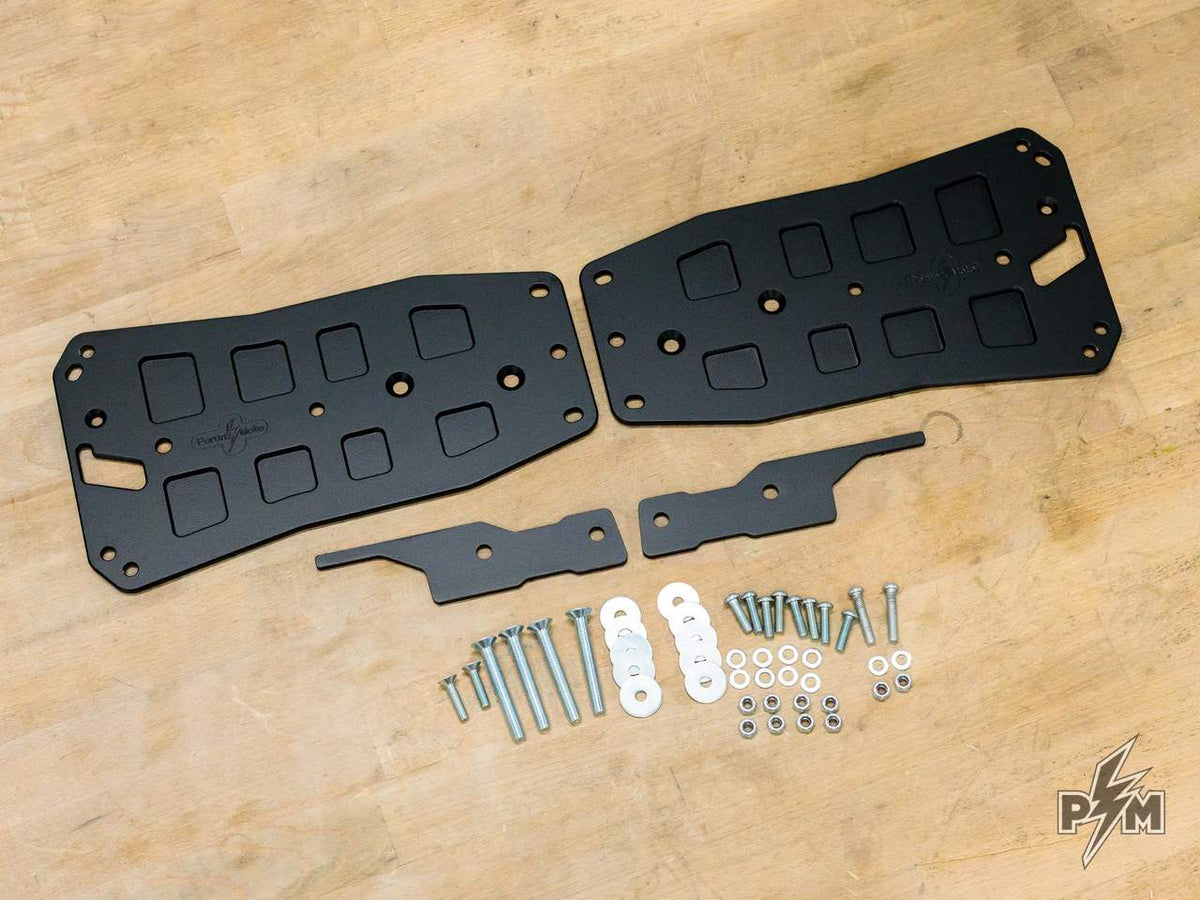 Perun Moto KTM 390 Adventure R or X / Enduro 390 AuxPox supports - content of the kit