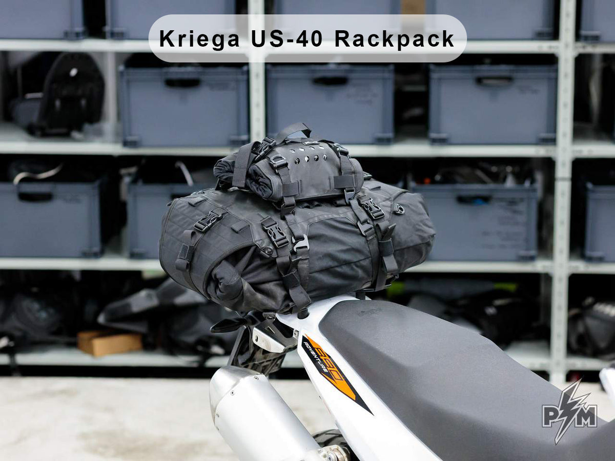 Perun moto Billet top rack Large for KTM 790 &amp; 890 Adventure with Kriega US-40 Rackpack