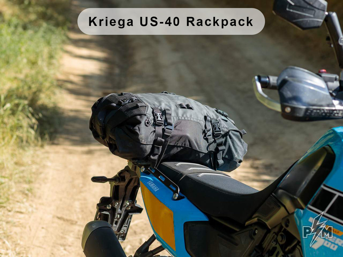 Perun moto Yamaha Tenere 700 Top luggage rack Gen2 + Kriega US-40 Rackpack
