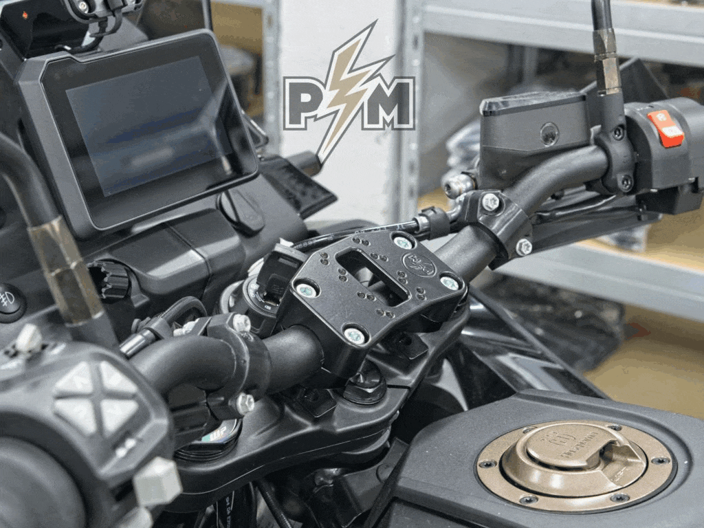 Perun moto KTM 690 / Husqvarna 701 Upper handlebar clamp 38/40x90 AMPS - 5