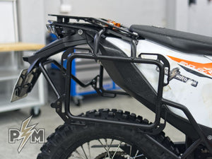 KTM 690 Enduro Perun moto Lugagge racks + Outback pannier racks - 2