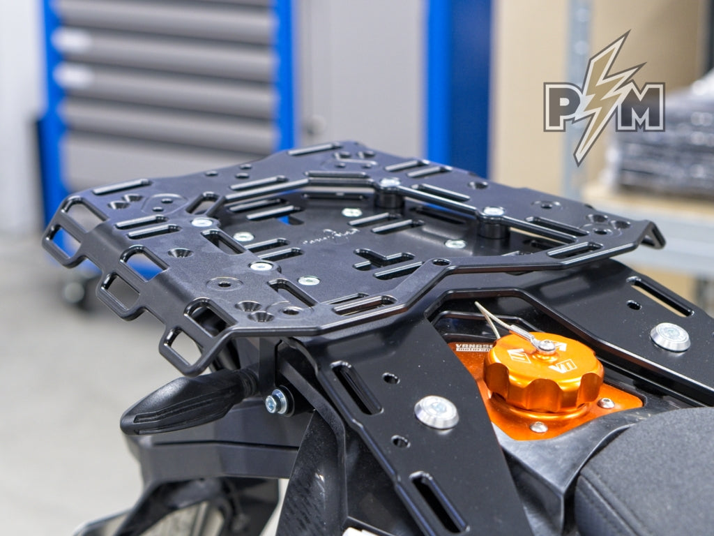 Top case support for Extension plate V2.0 for KTM 690 (2019+) - Perunmoto