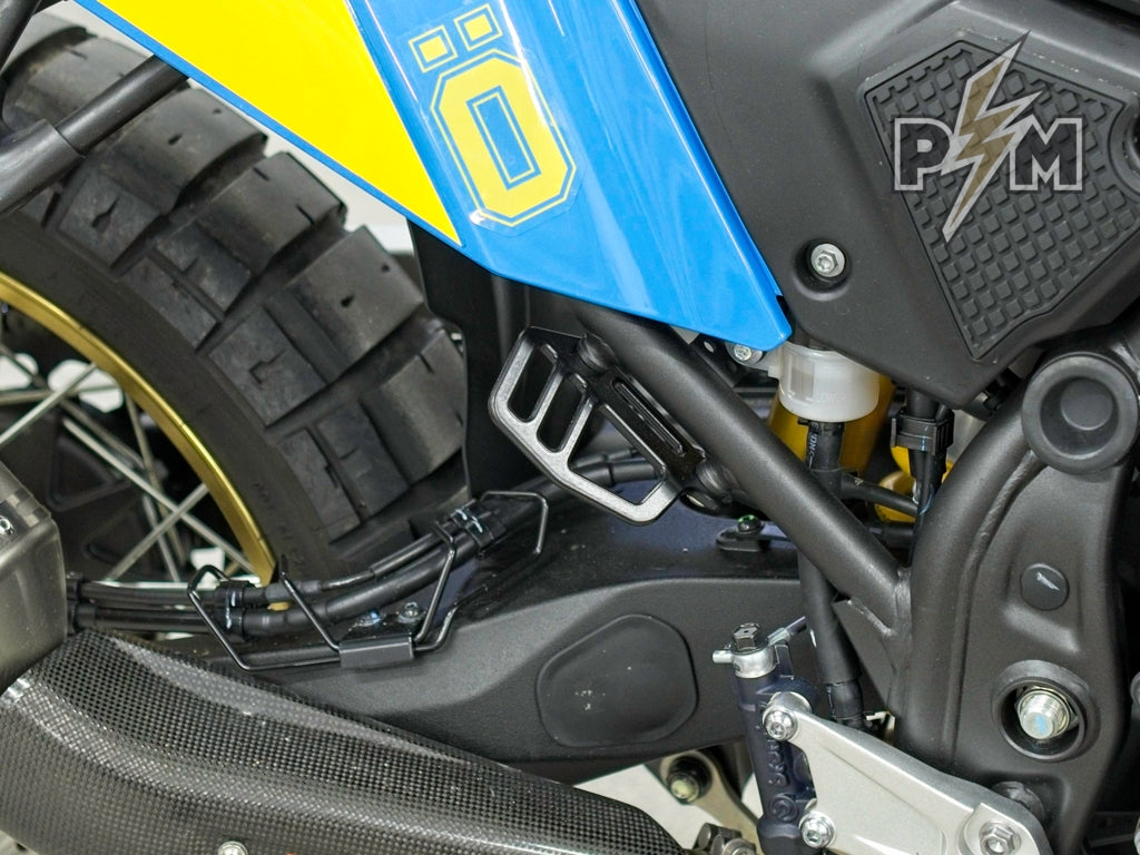 Supporto Portapacchi Posteriore Per Moto PER TENERE 700 2019-2020: Design CNC, Nero, Montaggio Facile