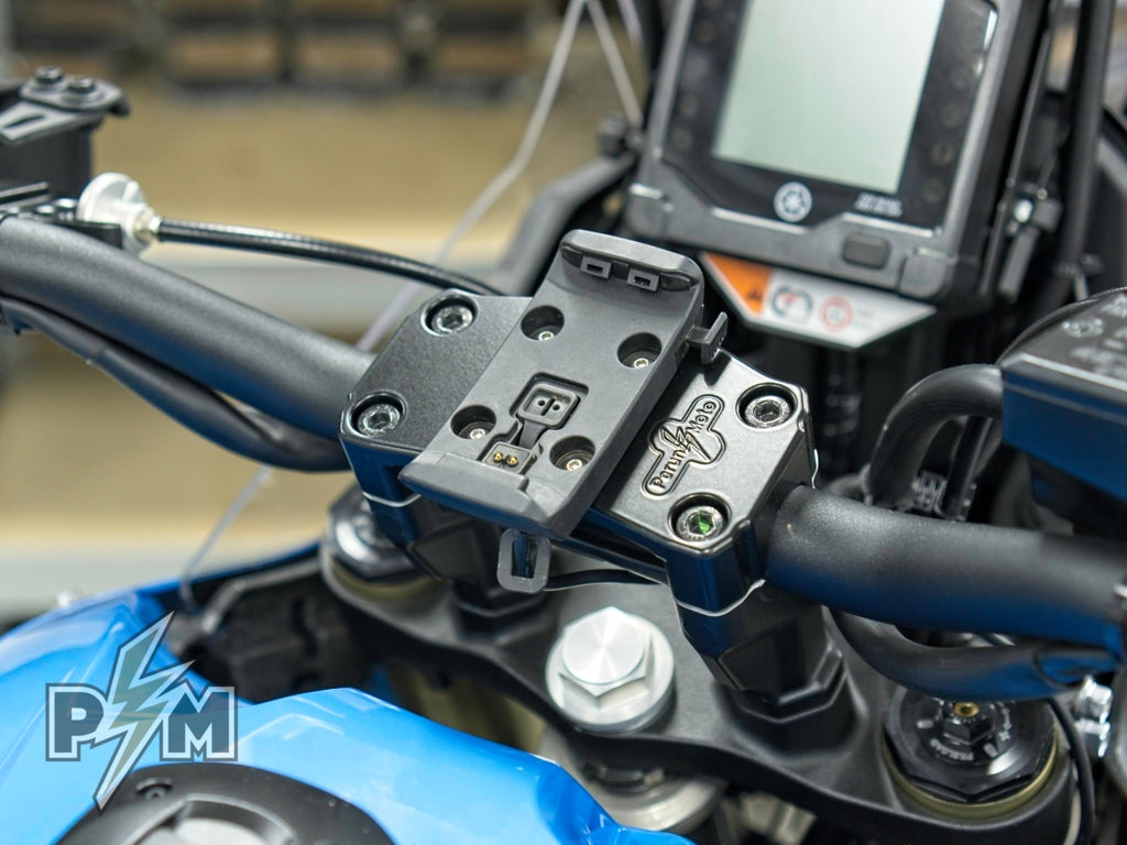 Perun moto Yamaha Tenere 700 Upper handlebar clamp Garmin Zumo - 4